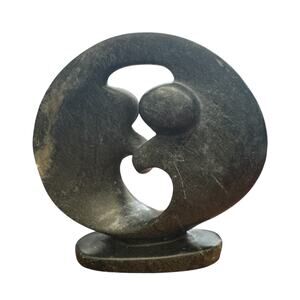 Hand Carved Shona Stone Sculpture Ring of Love